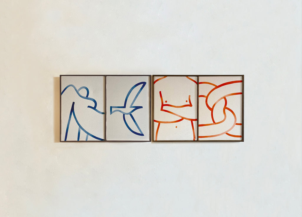 Painting by Lourenço Providência titled "Nó" - 7.