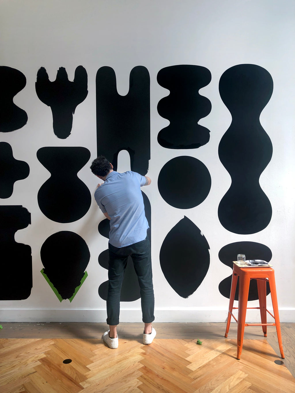 Custom Commission by Dan Covert titled "Site-Specific Series: Murals" - 4.