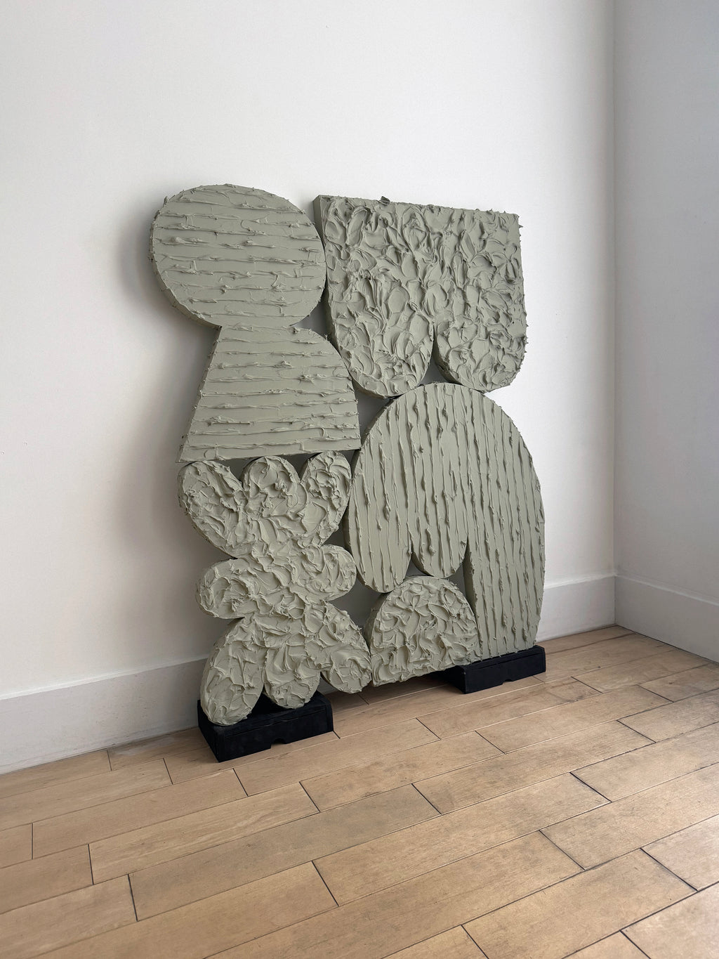 Painting by Dan Covert titled "Rehash" - 3.