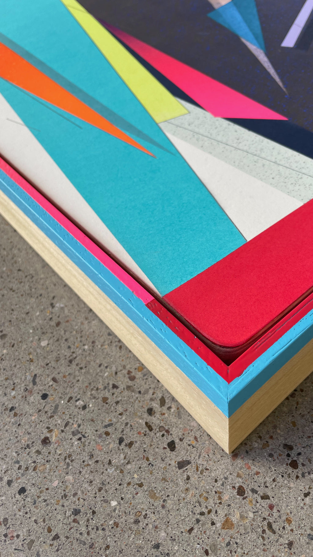 Painting by Michael Moncibaiz titled "Too Busy Dreaming" - 4.