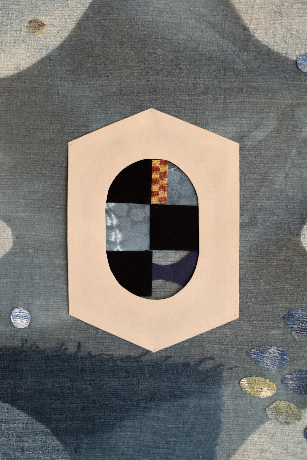 Mixed Media by Anton Nazarko titled "Four Flowers (Blue)" - 5.