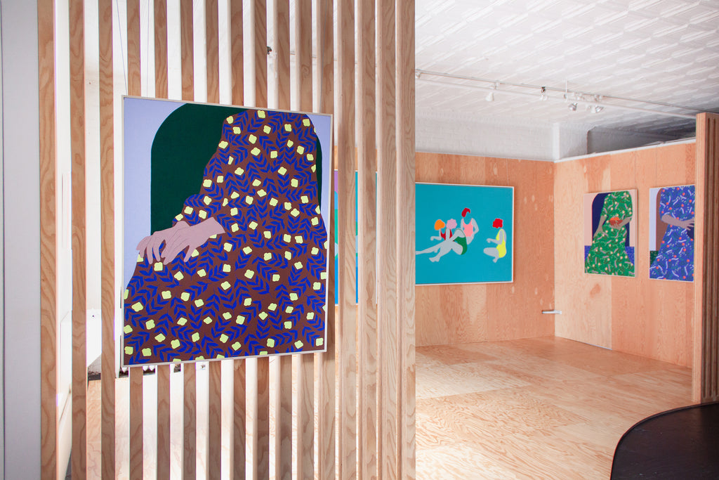 Painting by Carmen McNall titled "Enfold #16" - 4.