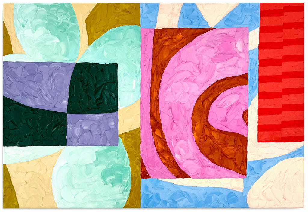 Painting by Alex Proba titled "Floral Labyrinths" - 2.