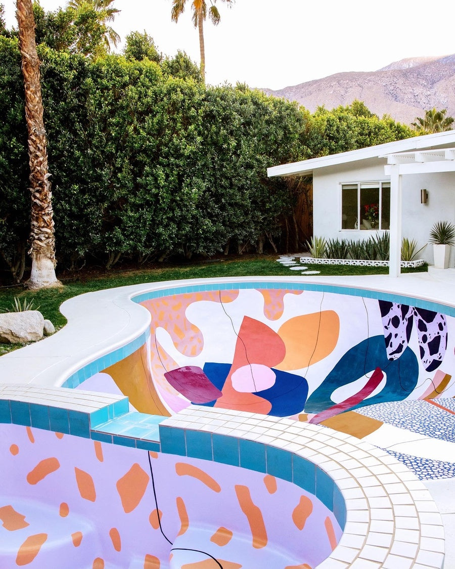 Custom Commission by Alex Proba titled "Site-Specific Series: Pool Murals" - 2.