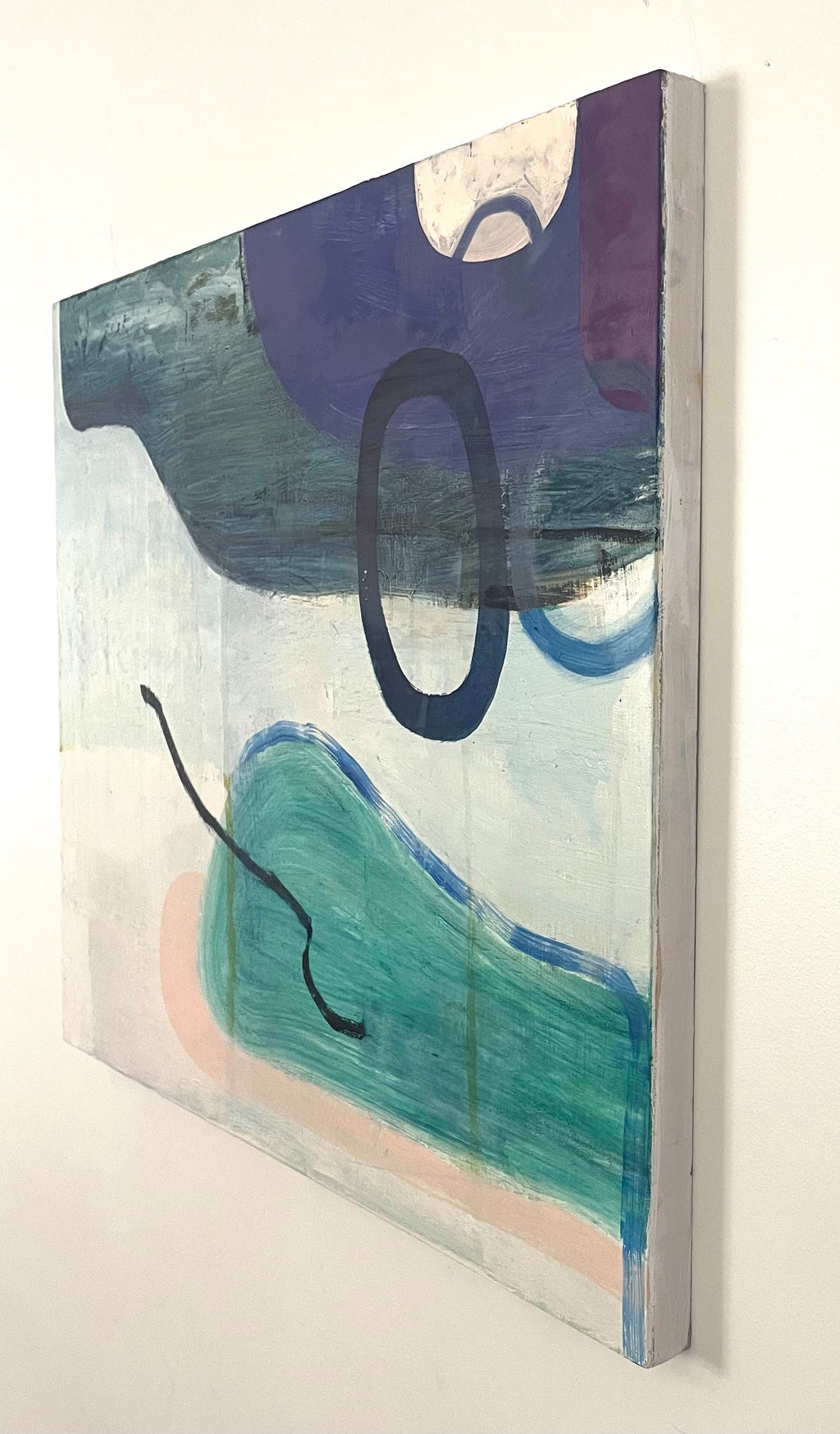 Painting by Aliza Cohen titled "Lone Palm" - 3.