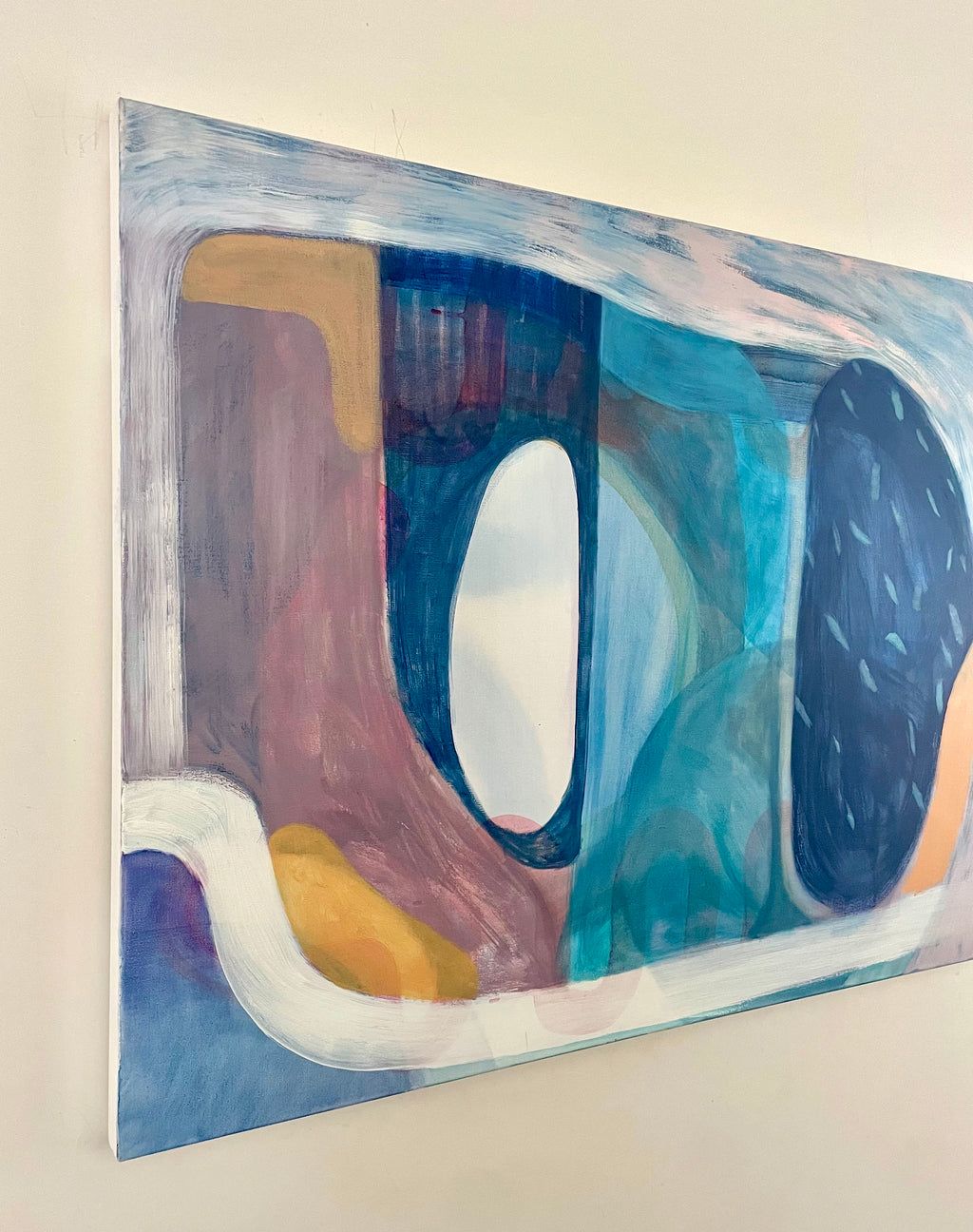 Painting by Aliza Cohen titled "Monsoon" - 3.
