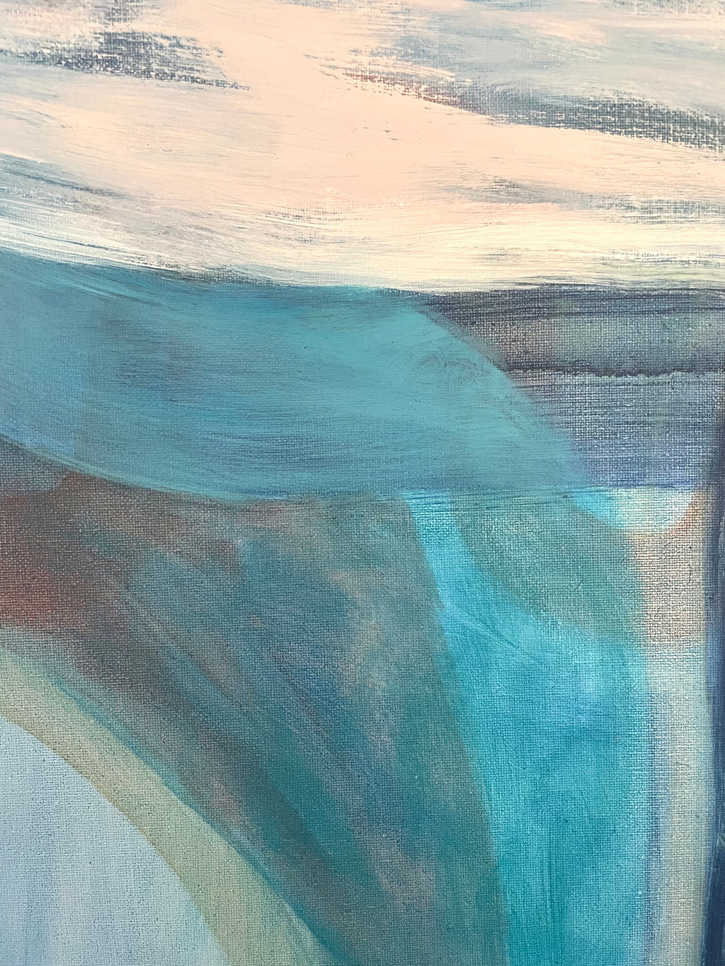 Painting by Aliza Cohen titled "Monsoon" - 4.