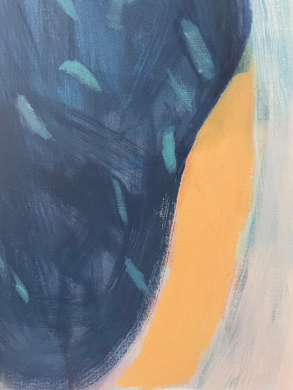 Painting by Aliza Cohen titled "Monsoon" - 6.