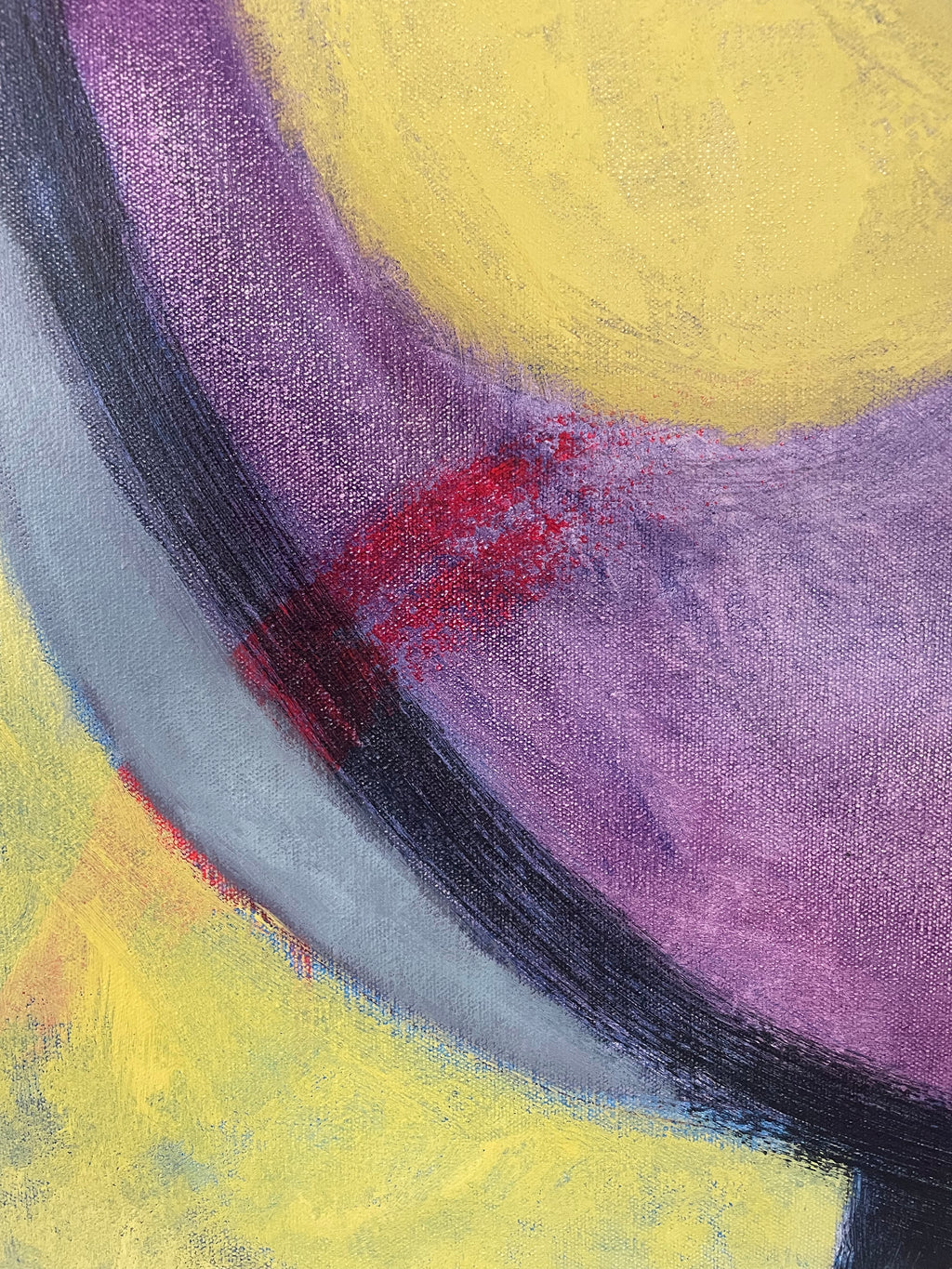 Painting by Aliza Cohen titled "Night Moves" - 3.