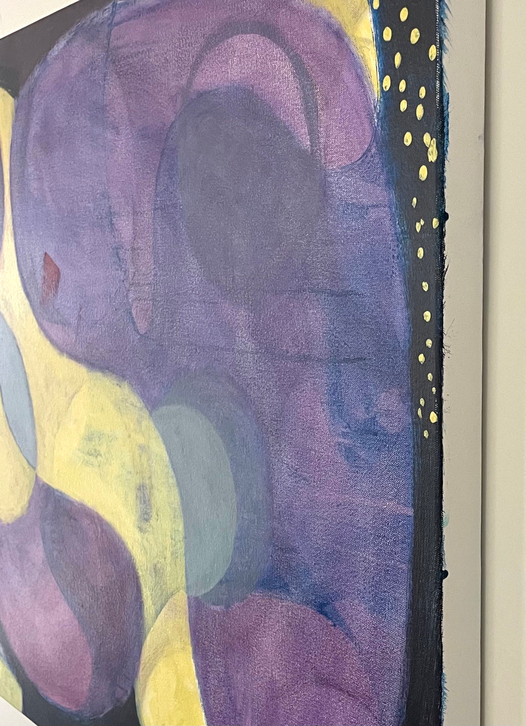 Painting by Aliza Cohen titled "Night Moves" - 5.