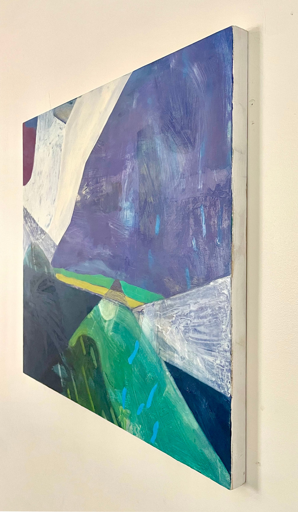 Painting by Aliza Cohen titled "Patiently" - 5.