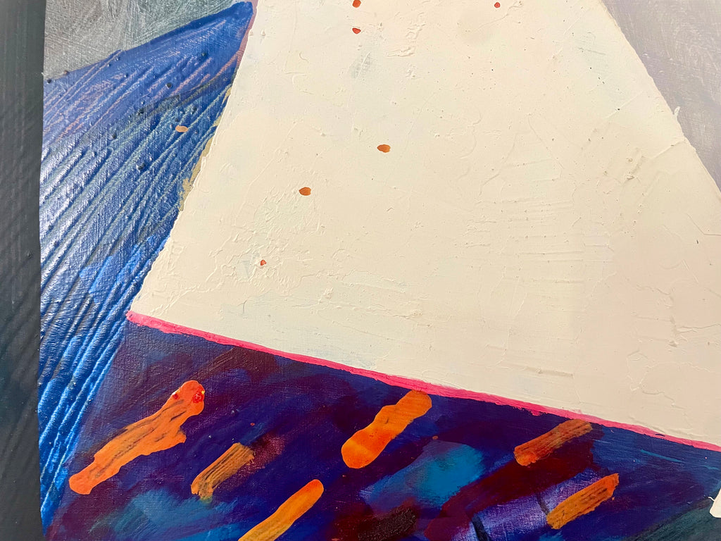 Painting by Aliza Cohen titled "Scattered Shower" - 5.