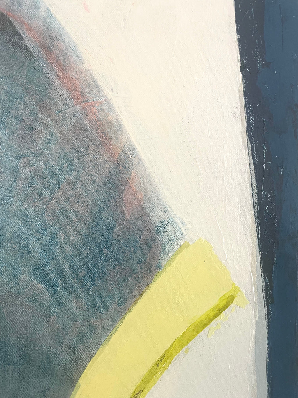Painting by Aliza Cohen titled "Stuff Was Falling" - 4.