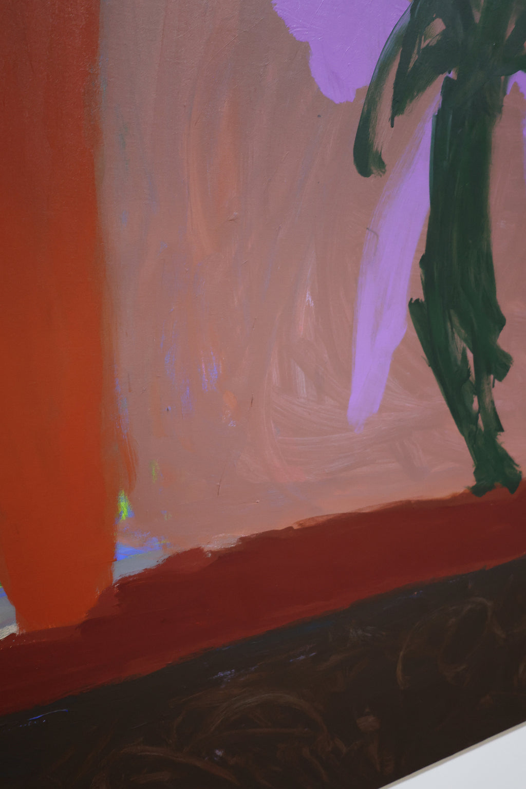 Painting by Amber Hearn titled "Dancing In My Window" - 4.