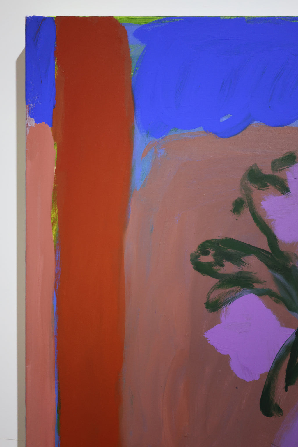Painting by Amber Hearn titled "Dancing In My Window" - 5.