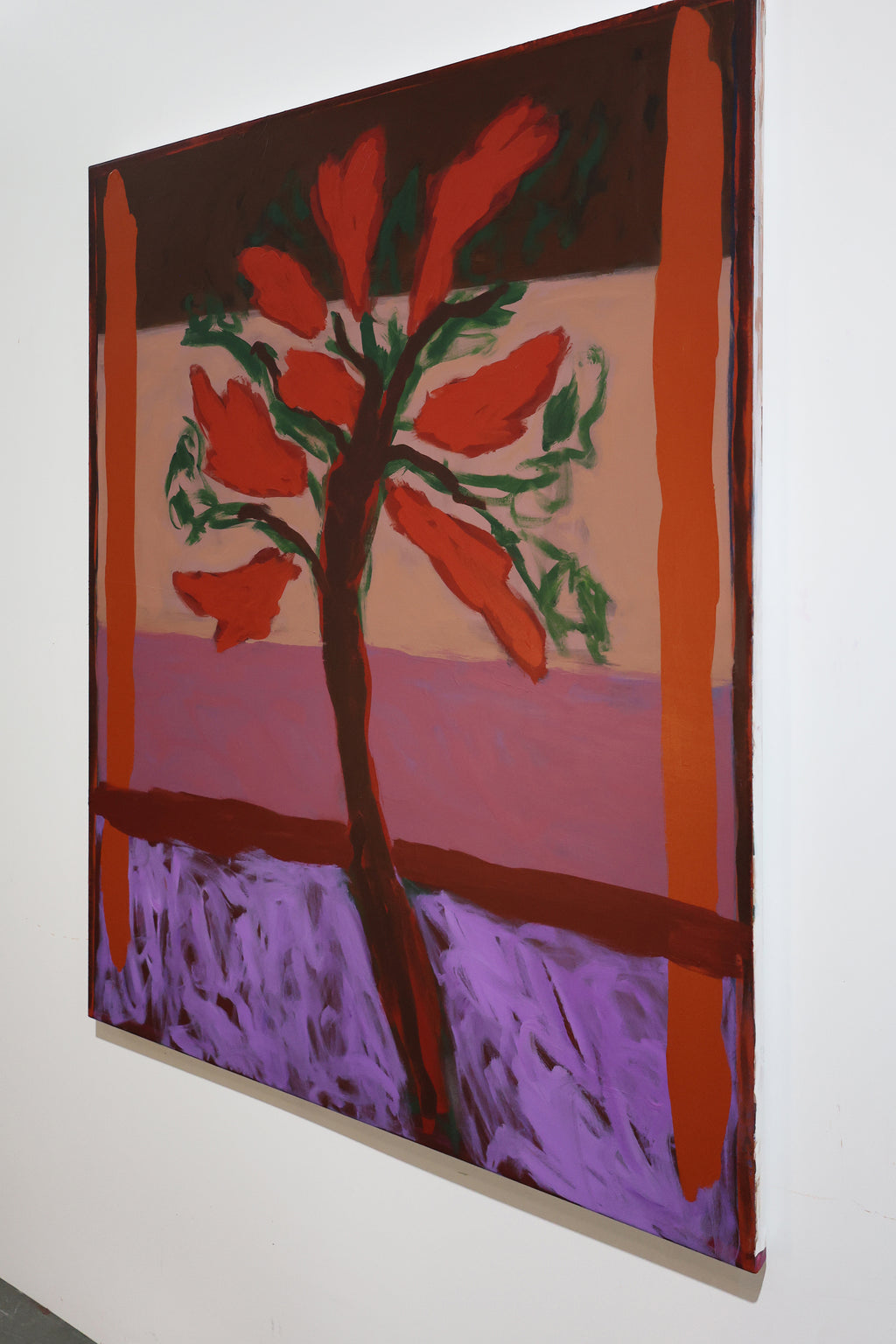 Painting by Amber Hearn titled "Learning To Garden Again" - 3.