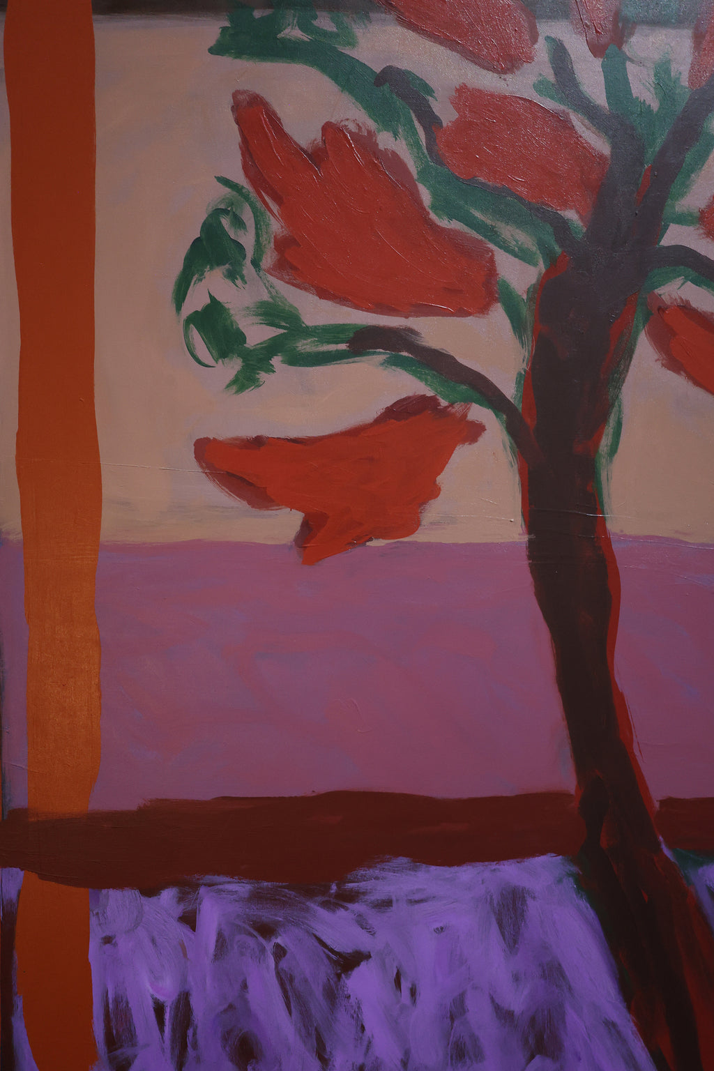 Painting by Amber Hearn titled "Learning To Garden Again" - 4.