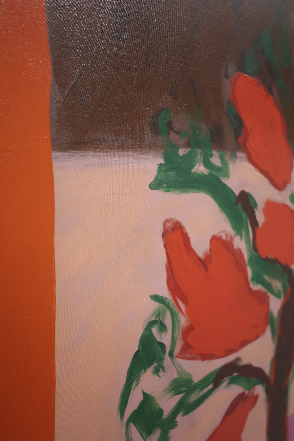 Painting by Amber Hearn titled "Learning To Garden Again" - 5.