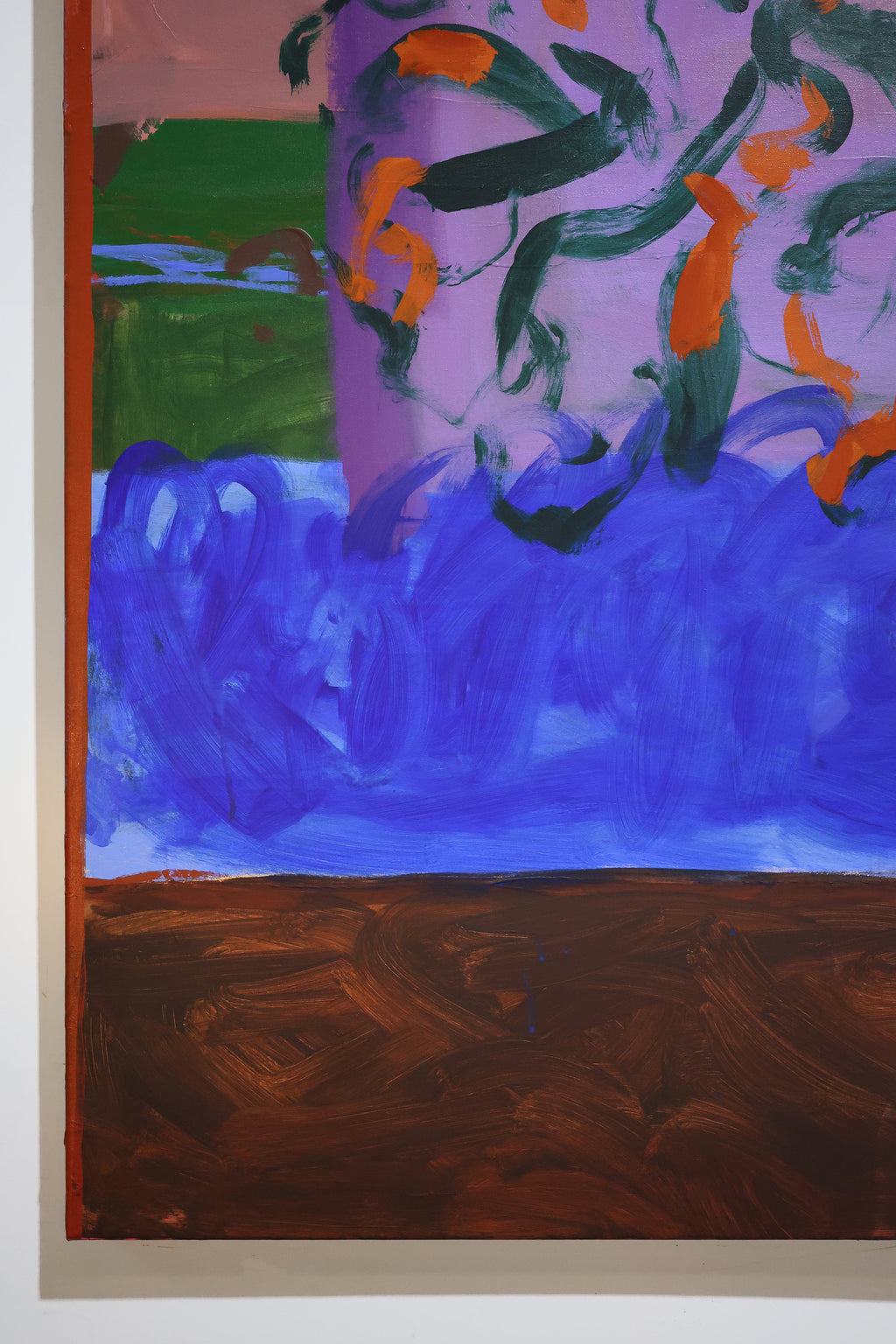 Painting by Amber Hearn titled "Making Home Again" - 5.