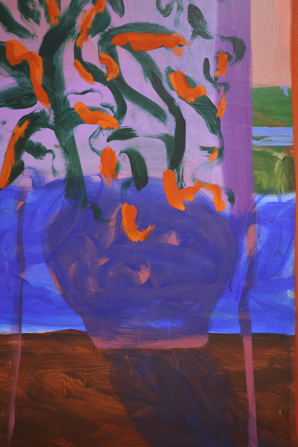 Painting by Amber Hearn titled "Making Home Again" - 6.