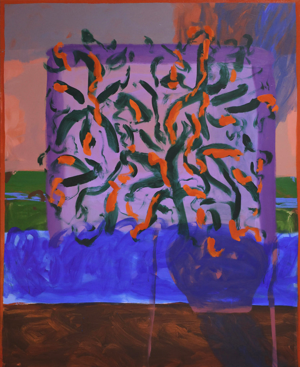 Painting by Amber Hearn titled "Making Home Again" - 2.