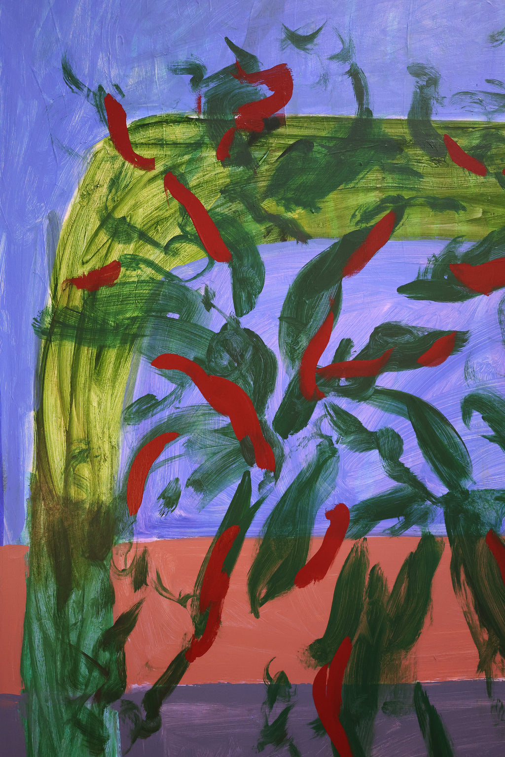 Painting by Amber Hearn titled "Seeing The World Again" - 4.