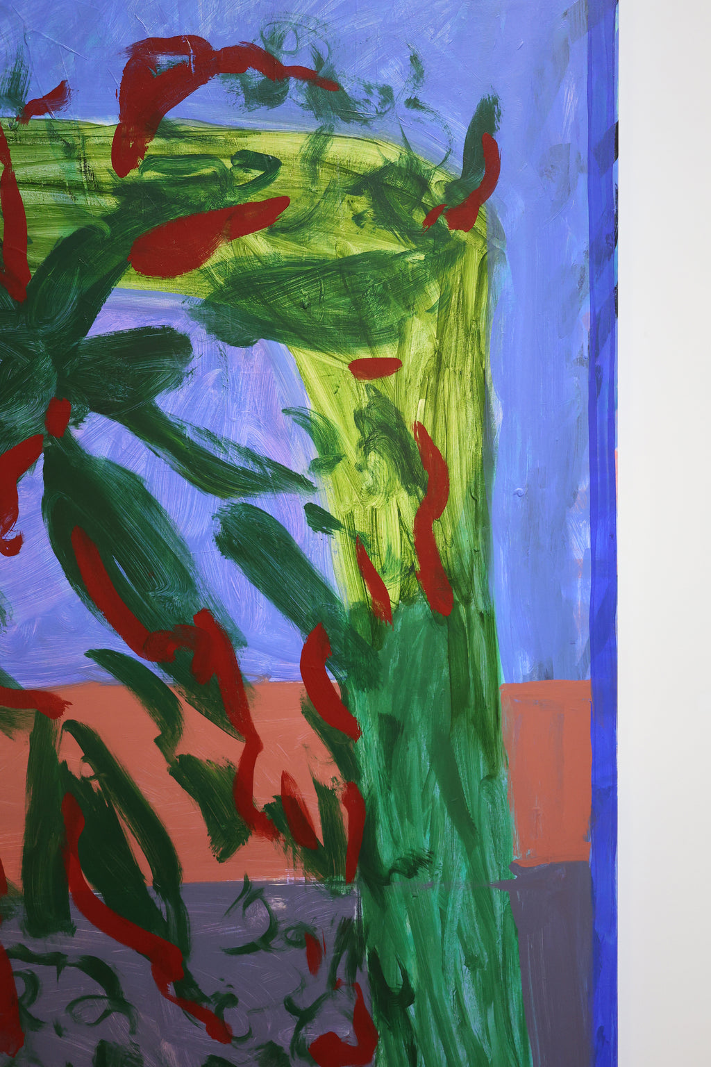 Painting by Amber Hearn titled "Seeing The World Again" - 5.