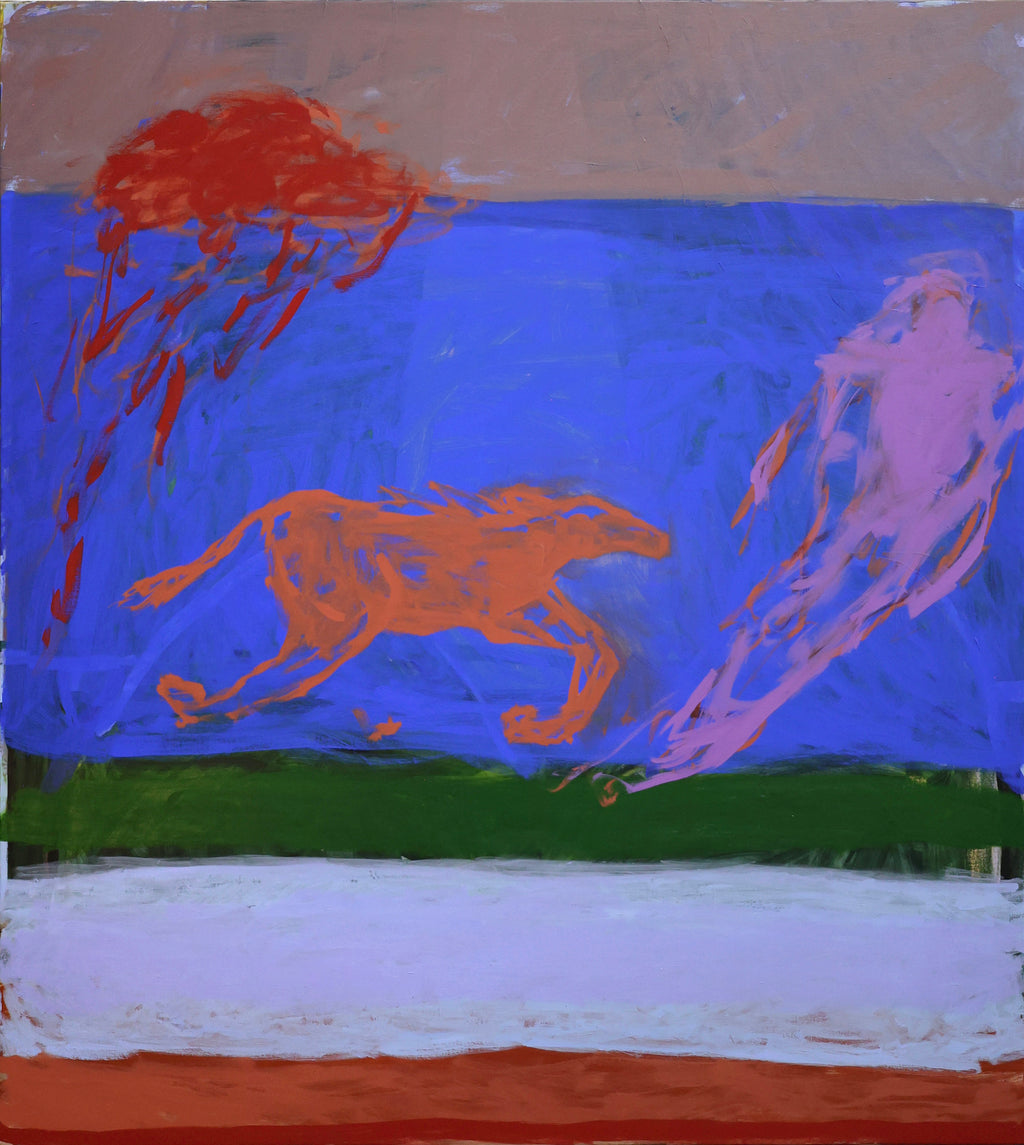 Painting by Amber Hearn titled "The Escape" - 2.