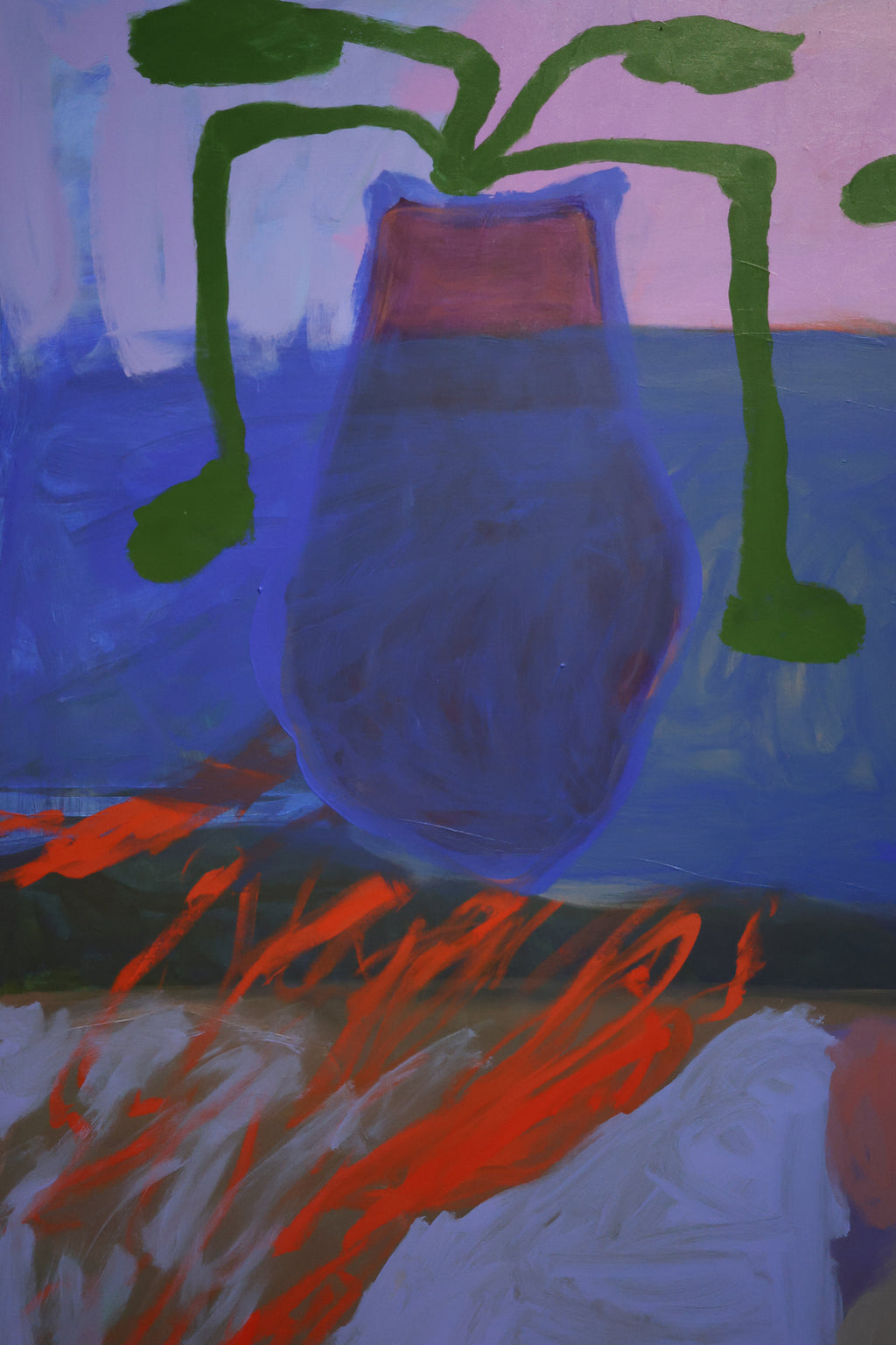 Painting by Amber Hearn titled "Things From My Home To You" - 4.