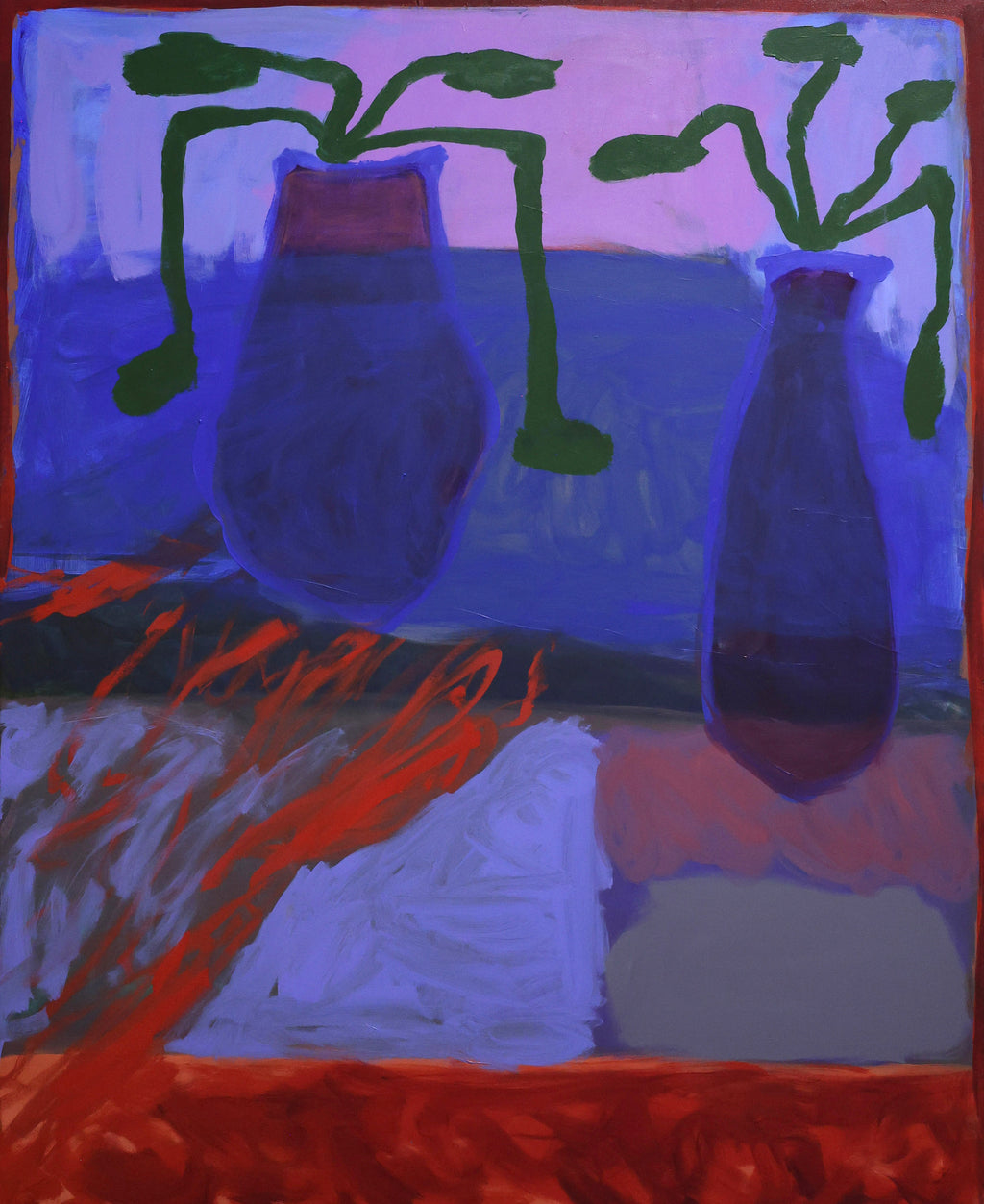 Painting by Amber Hearn titled "Things From My Home To You" - 2.