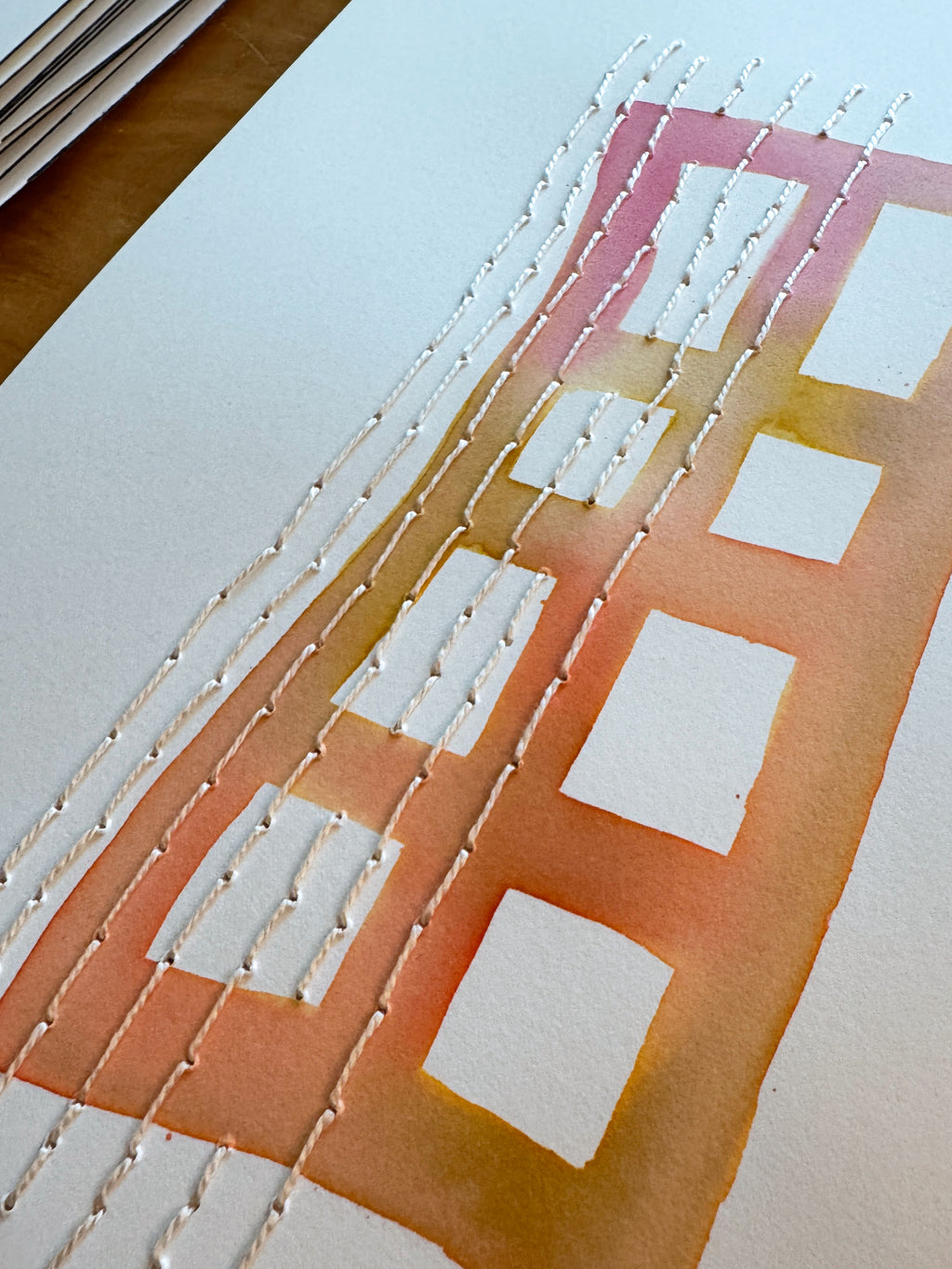 Mixed Media by Anastasia Greer titled "Beaded Curtain" - 4.