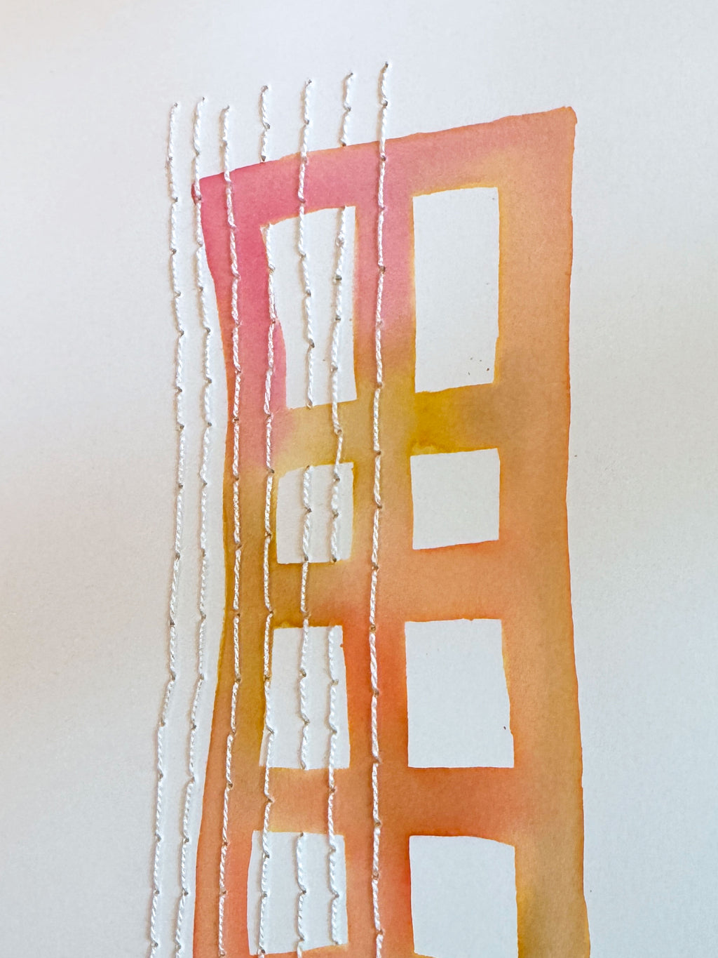 Mixed Media by Anastasia Greer titled "Beaded Curtain" - 5.