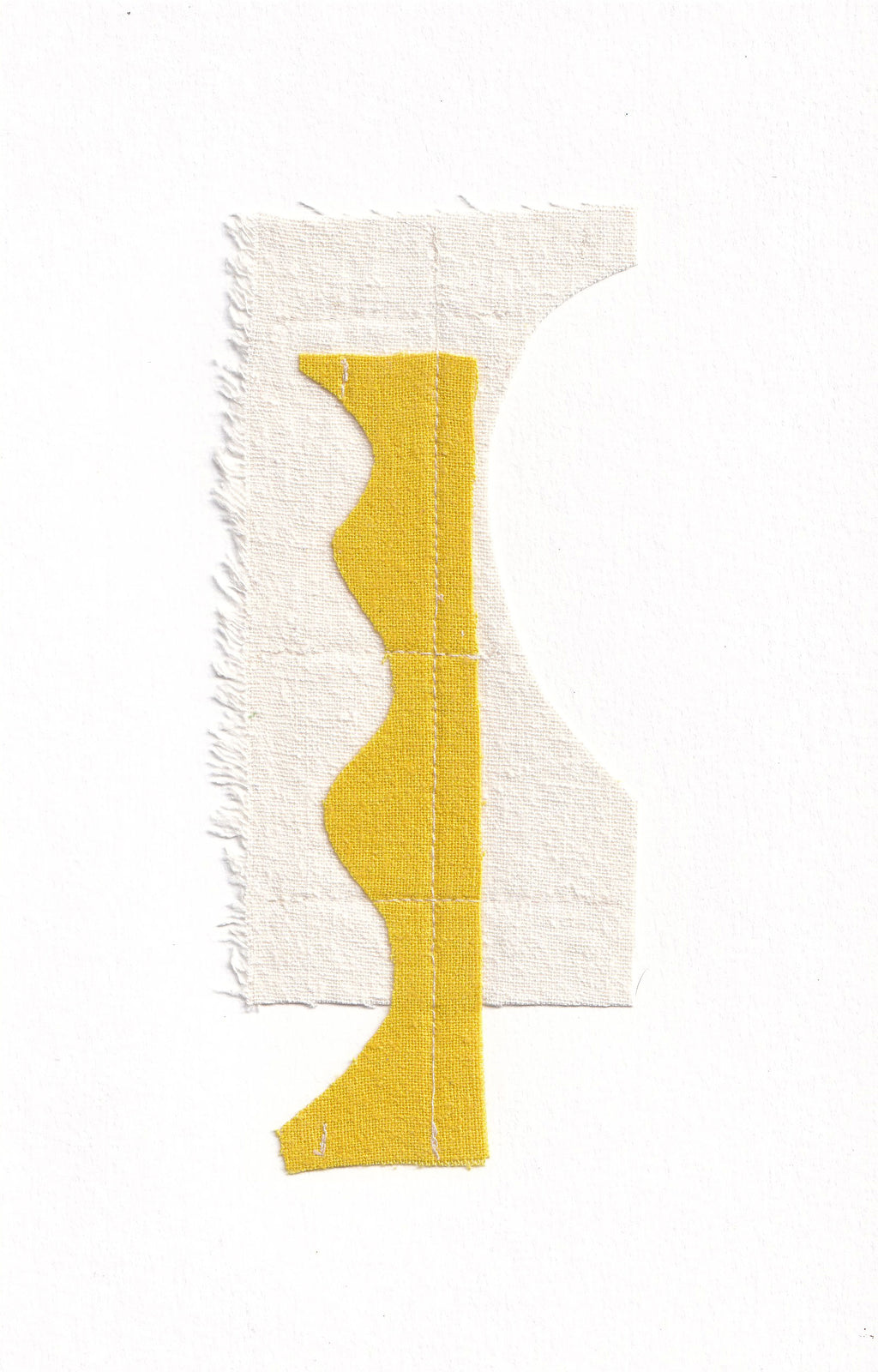 Mixed Media by Anastasia Greer titled "Lemon Ripple" - 2.