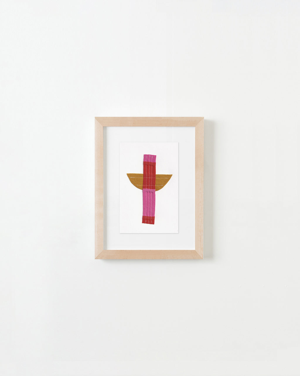 Mixed Media by Anastasia Greer titled "Popsicle Stick Afloat" - 3.