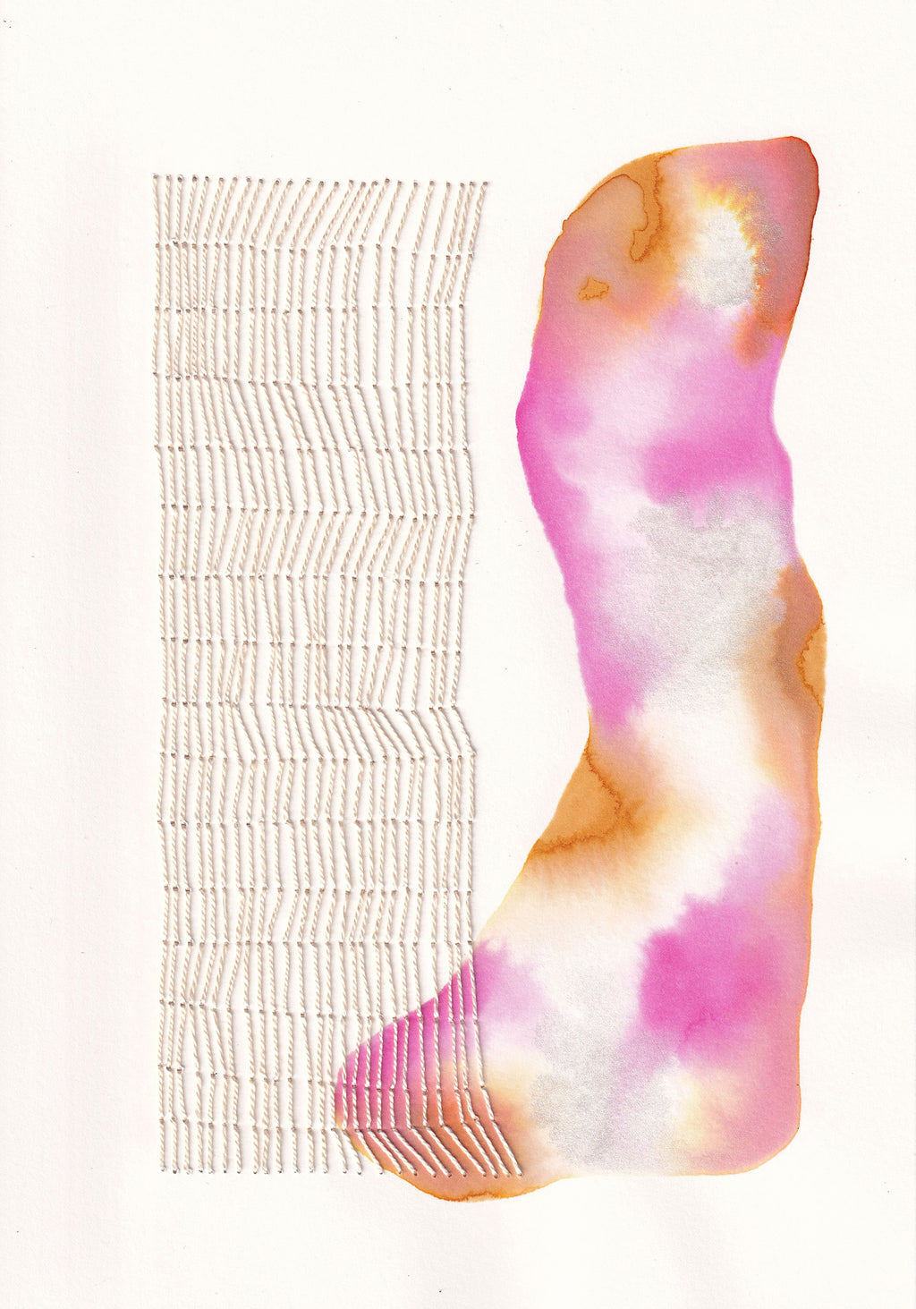 Mixed Media by Anastasia Greer titled "Stubbed My Toe" - 2.