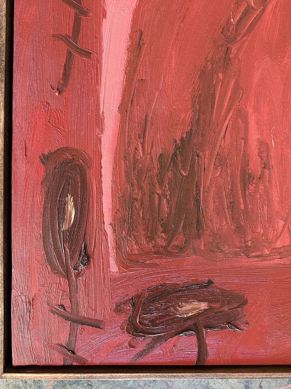 Painting by Andrew Alba titled "El Diablo" - 4.