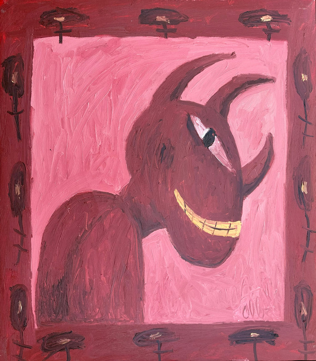 Painting by Andrew Alba titled "El Diablo" - 2.