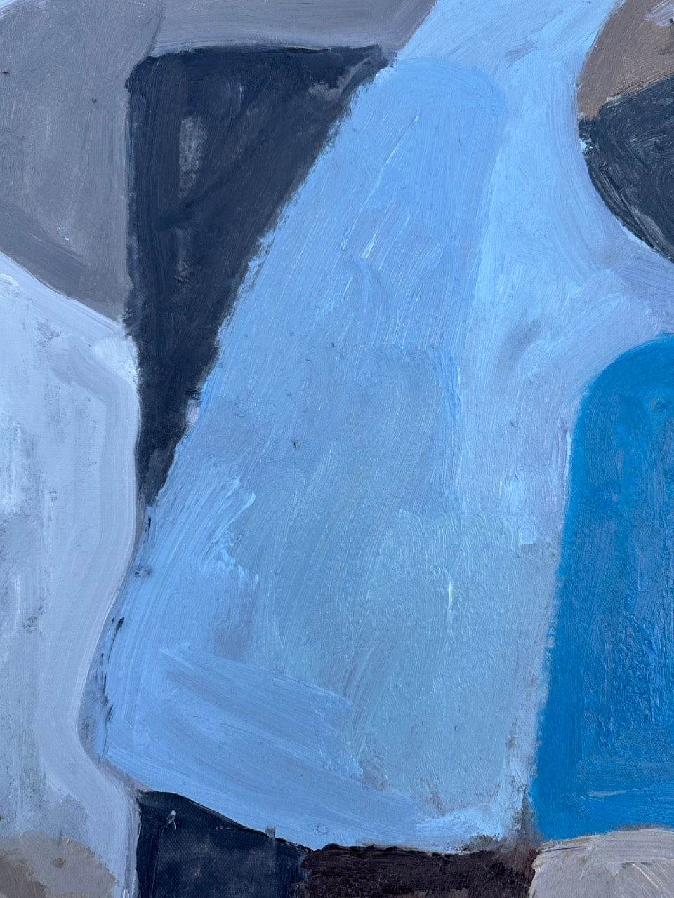 Painting by Andrew Alba titled "Two Fathers" - 4.