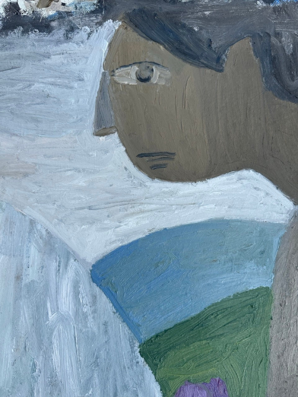 Painting by Andrew Alba titled "Wildflowers" - 3.