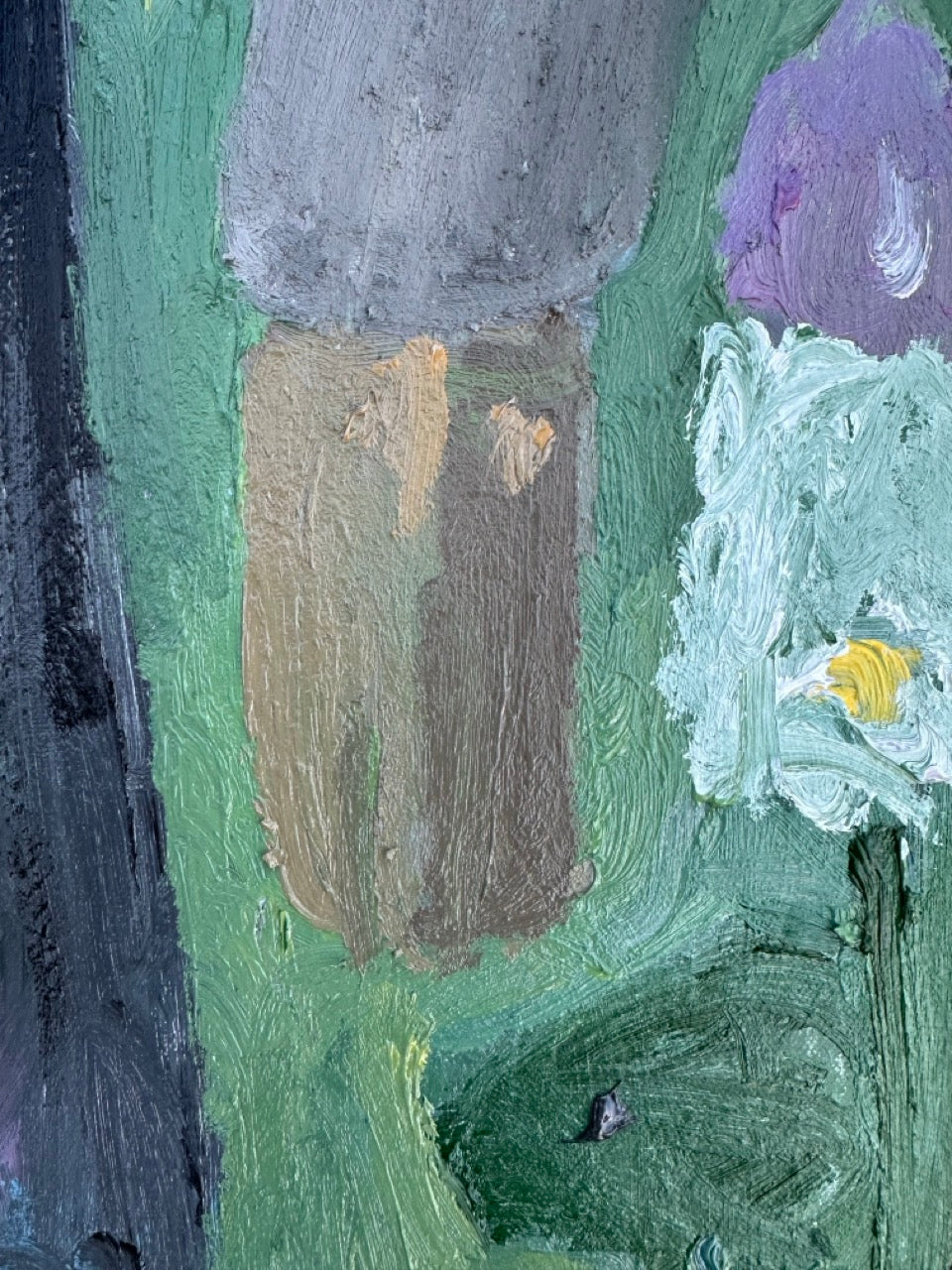 Painting by Andrew Alba titled "Wildflowers" - 4.