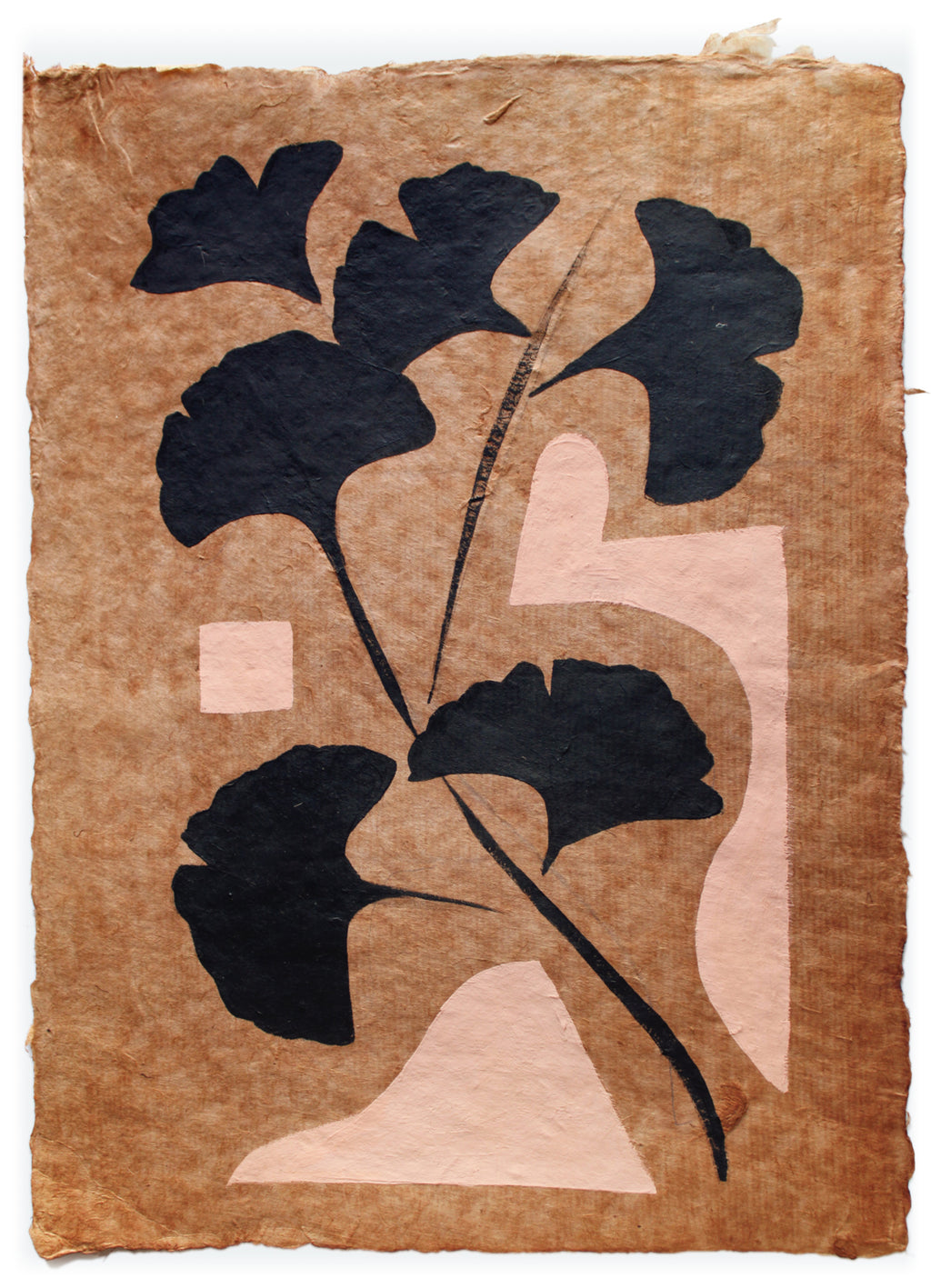 Painting by Anna Koeferl titled "Garden Study No. 1" - 2.