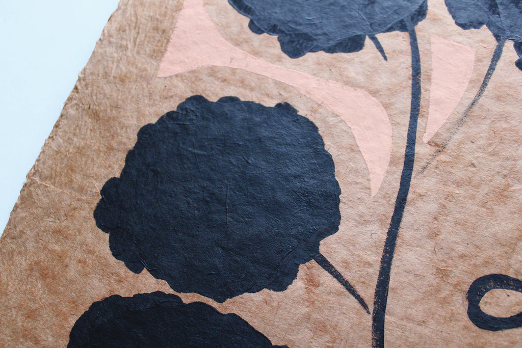 Painting by Anna Koeferl titled "Garden Study No. 2" - 5.