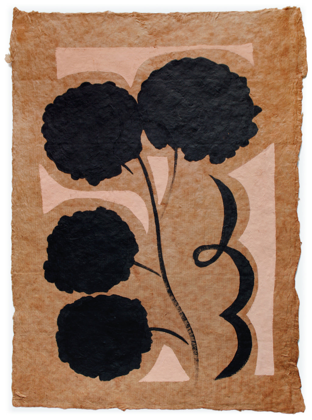 Painting by Anna Koeferl titled "Garden Study No. 2" - 2.