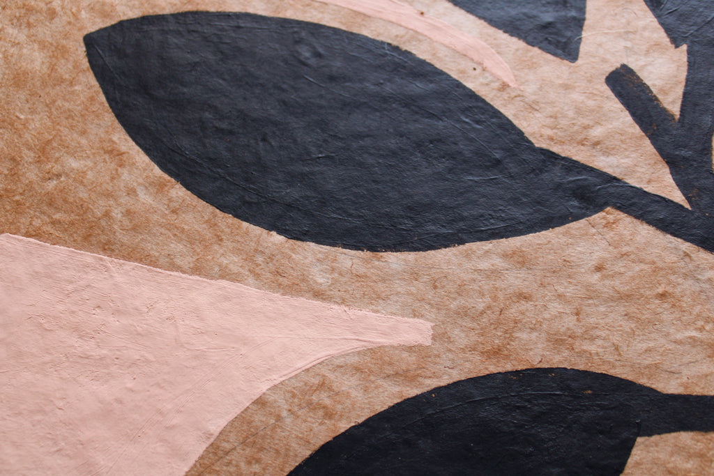 Painting by Anna Koeferl titled "Garden Study No. 3" - 5.