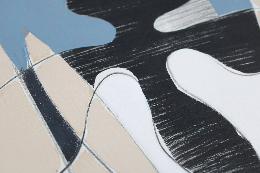 Painting by Anna Koeferl titled "Iris No. 1" - 3.