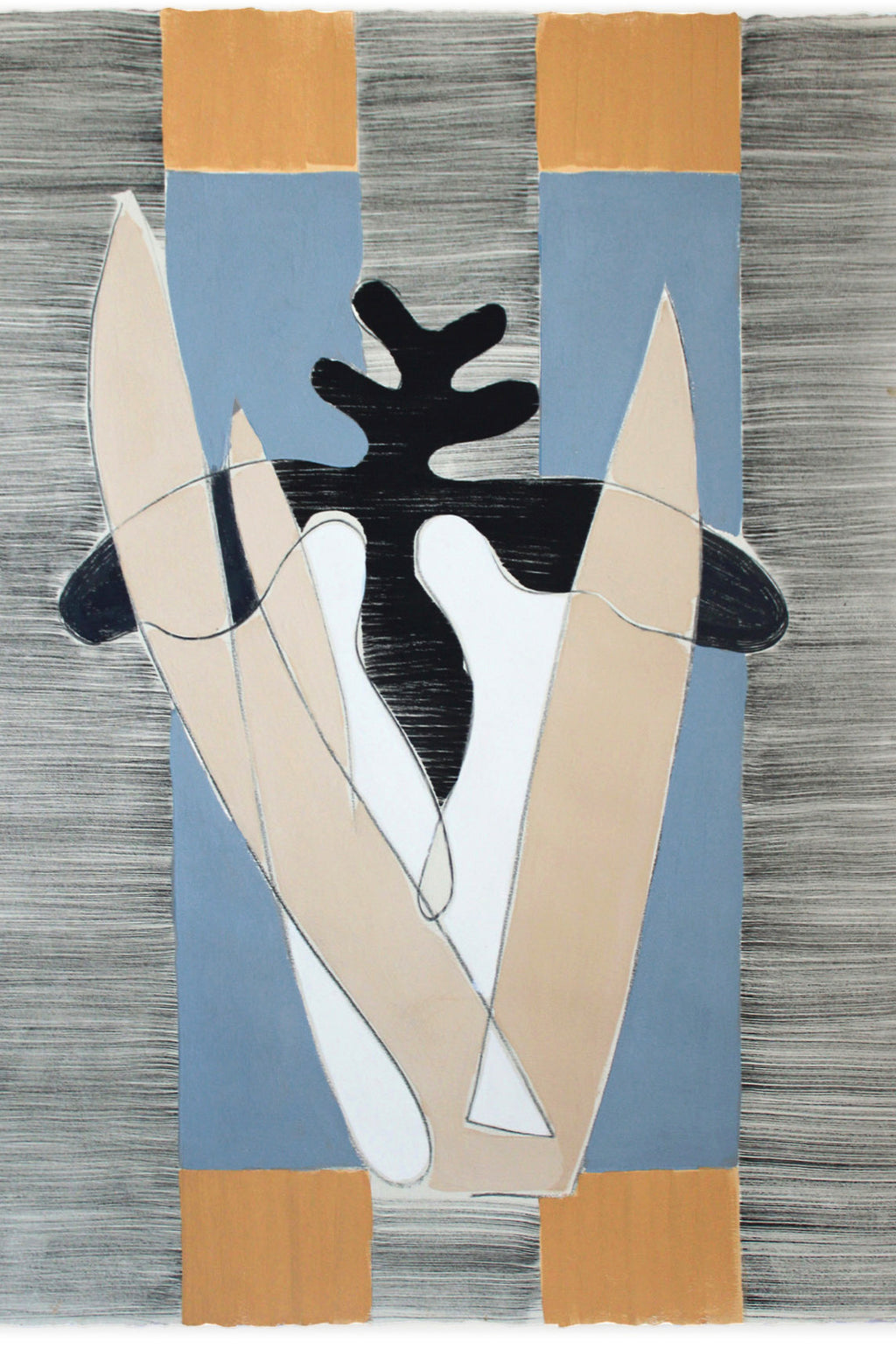Painting by Anna Koeferl titled "Iris No. 1" - 2.