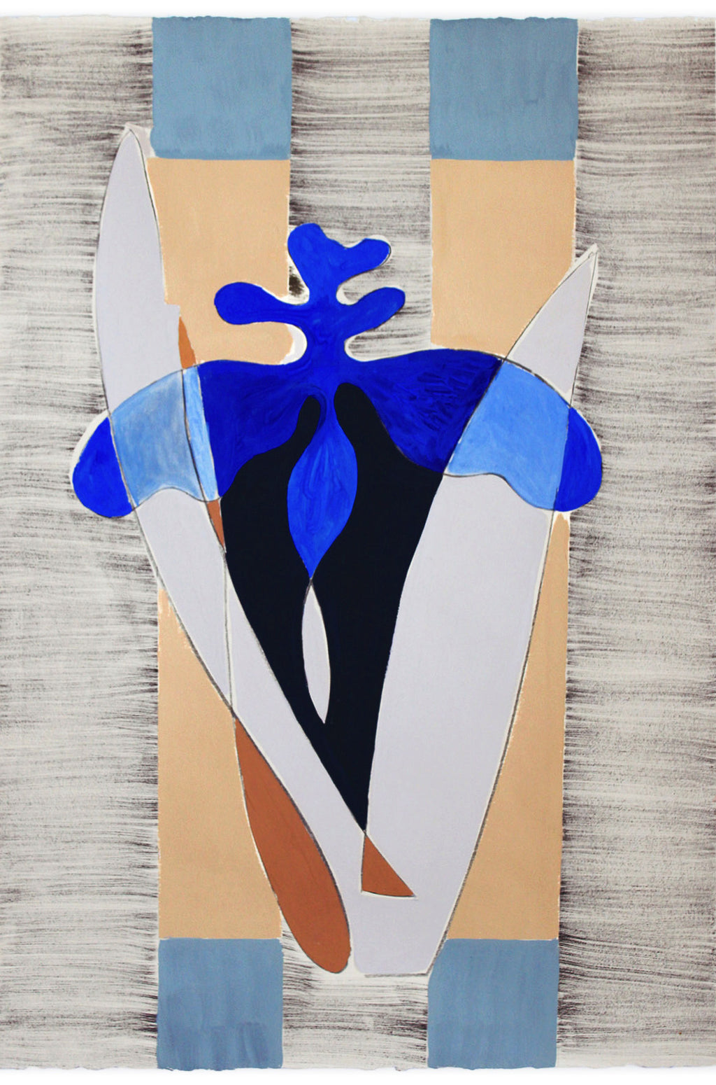 Painting by Anna Koeferl titled "Iris No. 2" - 2.