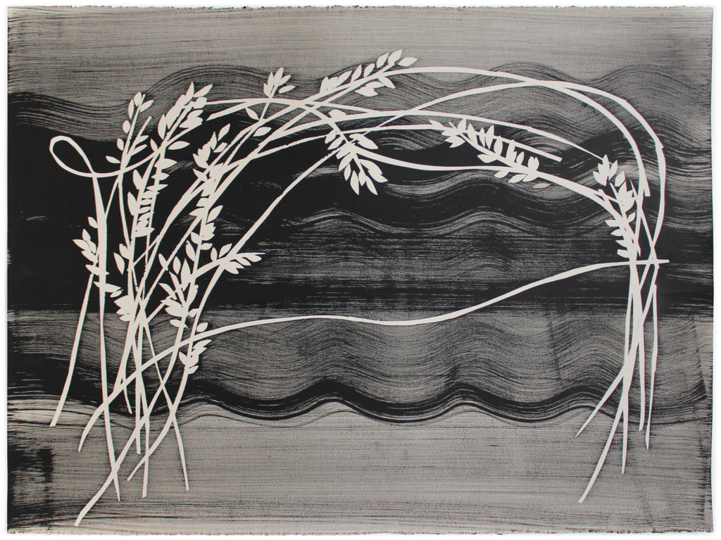 Painting by Anna Koeferl titled "Knotted Vines No. 1" - 2.