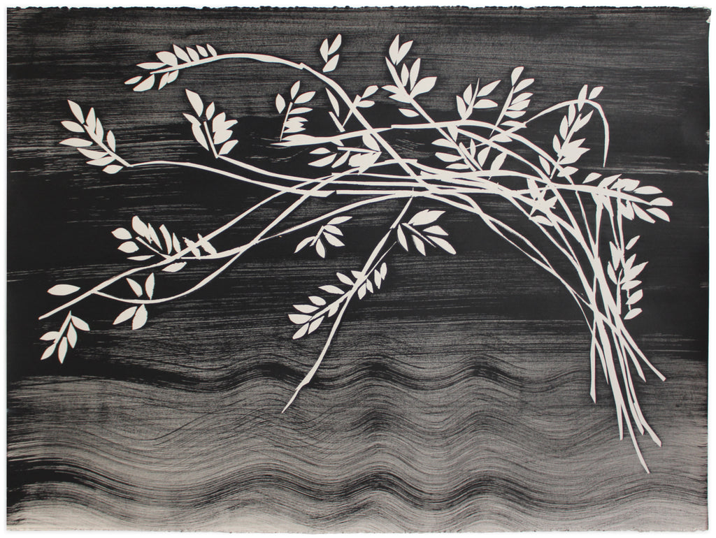 Painting by Anna Koeferl titled "Knotted Vines No. 2" - 2.