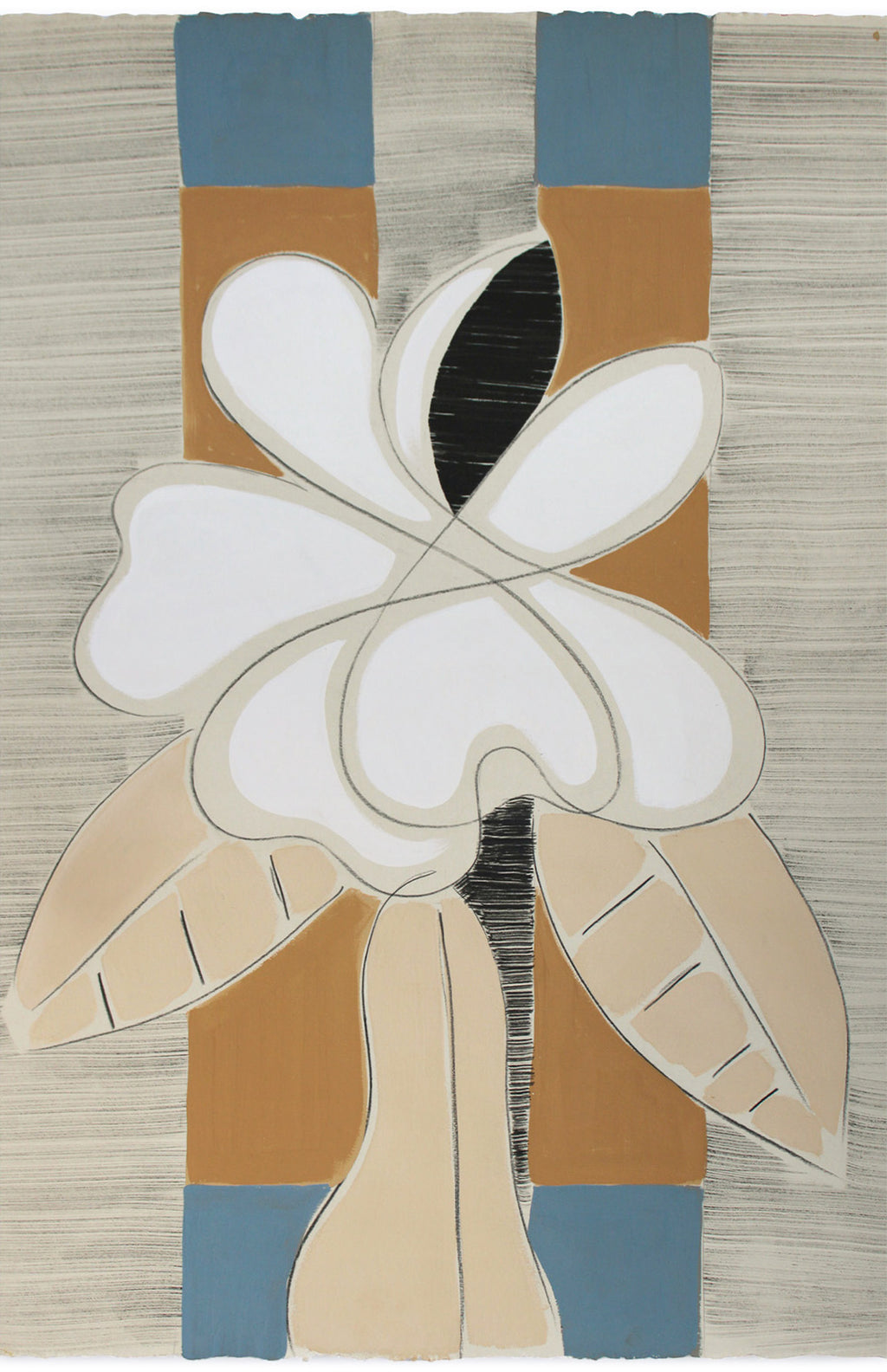 Painting by Anna Koeferl titled "Magnolia No. 1" - 2.